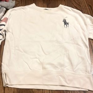 polo ralph lauren oversized vintage crewneck